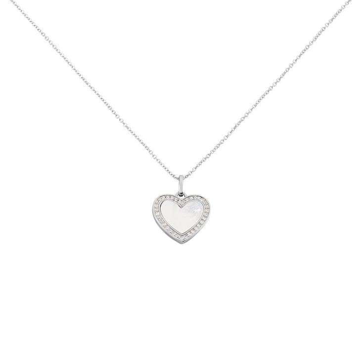 گردنبند نقره زنانه قیراط طرح قلب کد GH4209