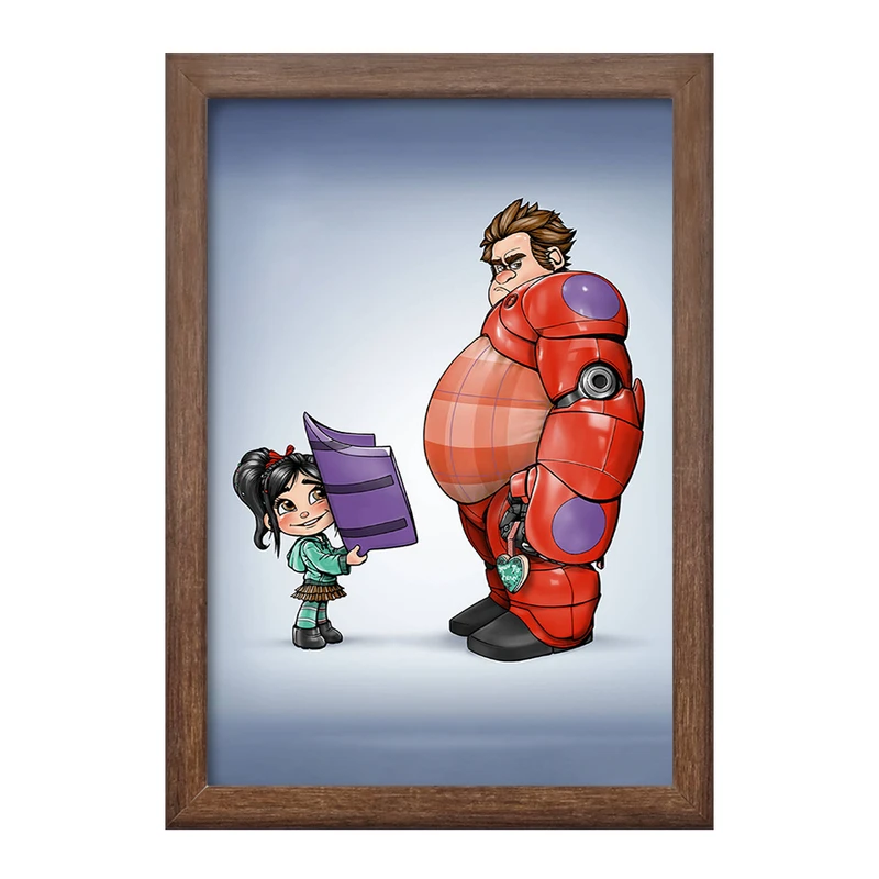 تابلو خندالو طرح رالف خرابکار کد F2174