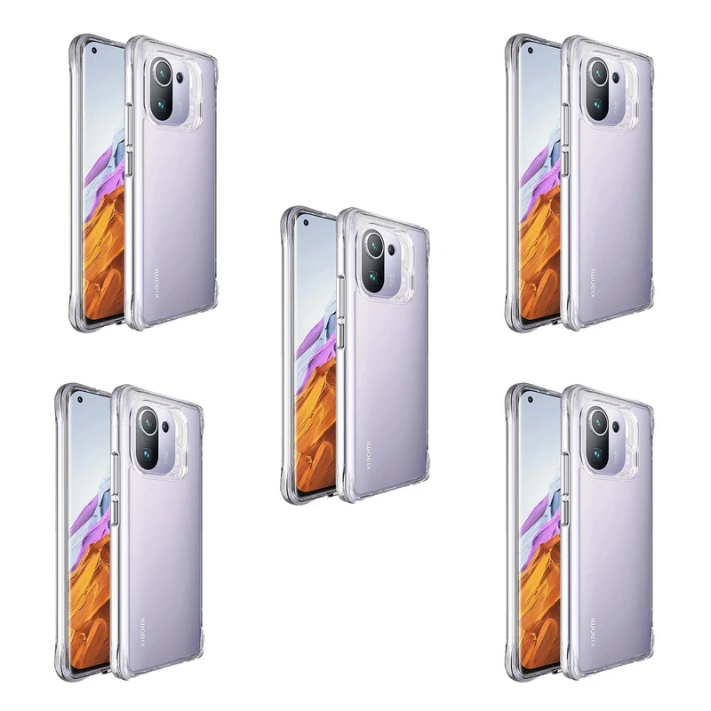 کاور مدل mi11p مناسب برای گوشی موبایل شیائومی Mi 11 Pro / MI11 PRO بسته 5 عددی   