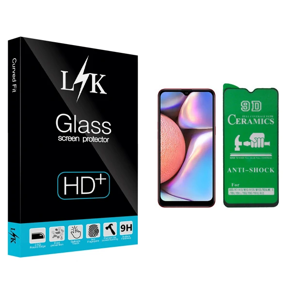 محافظ صفحه نمایش 9D ال کی مدل Hard glass مناسب برای گوشی موبایل سامسونگ Galaxy A10 / A10s / M10 / M10s