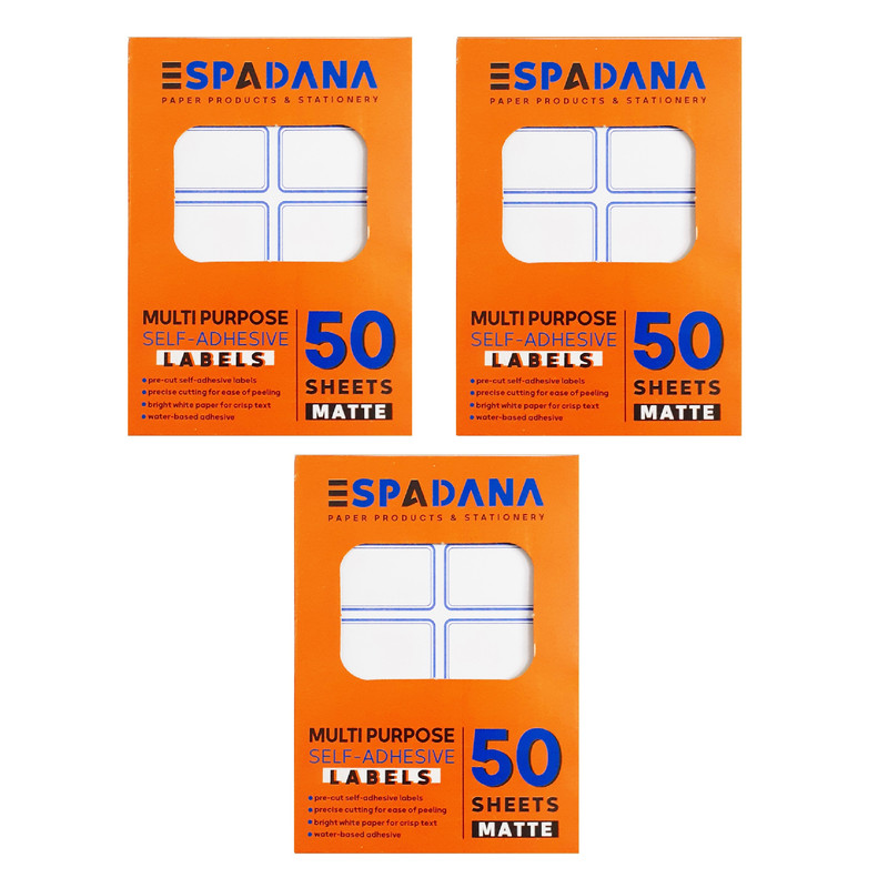 برچسب اسپادانا کد 110 مجموعه 150 عددی