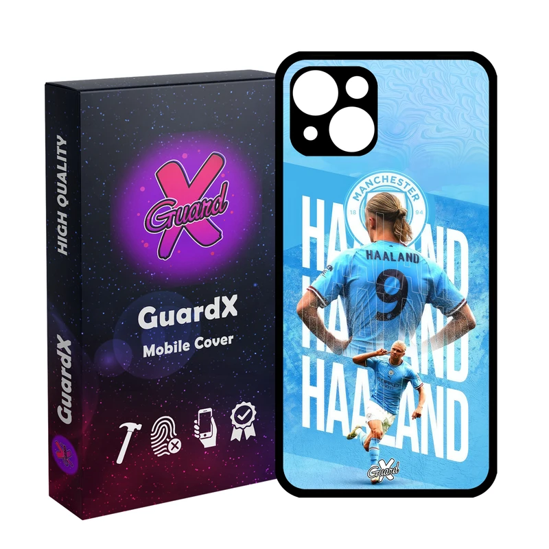 کاور گارد ایکس طرح ارلینگ هالند مدل Glass10575 مناسب برای گوشی موبایل اپل iPhone 13