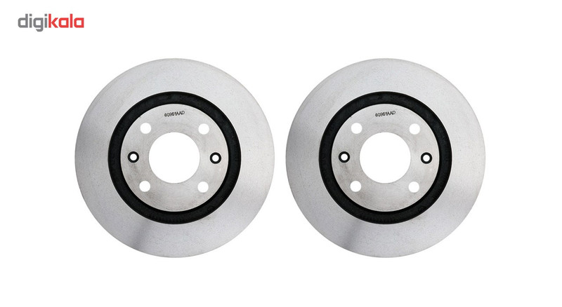 دیسک ترمز چرخ جلو گسترش وسایل خودرو آسیا بسته 2 عددی مناسب برای پژو 405