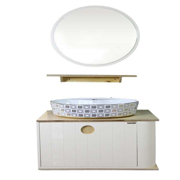 ست کابینت و روشویی مدل LFD 348 به همراه آینه