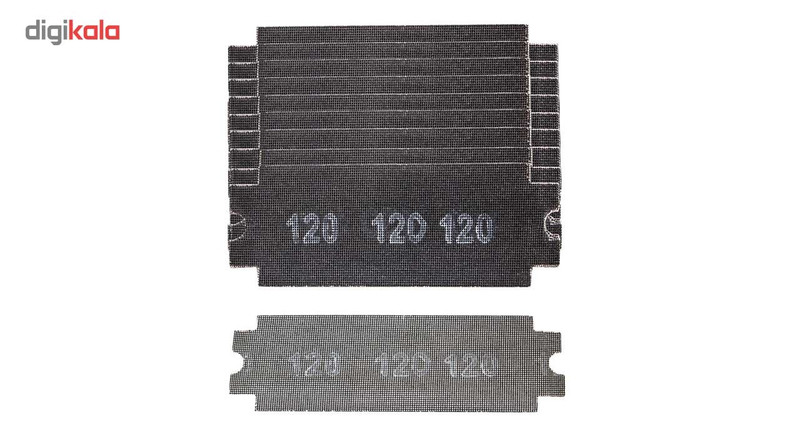 مجموعه 10 عددی سنباده 120 مدل 163655 مخصوص دسته سنباده قفل شونده