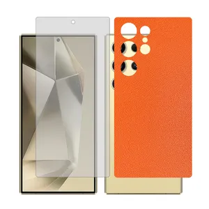 Glass Together model transparent screen protector for Samsung Galaxy S22 Ultra mobile phone with back cover sticker