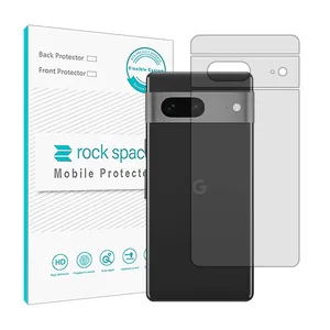  Rockspace HyGEL model Transparent phone back protector suitable for Google Pixel 7 mobile phone