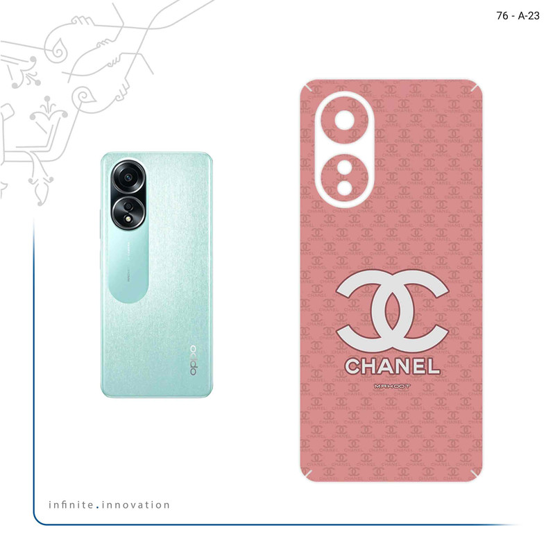 برچسب پوششی ماهوت مدل CHANEL_Logo مناسب برای گوشی موبایل اپو A58 4G