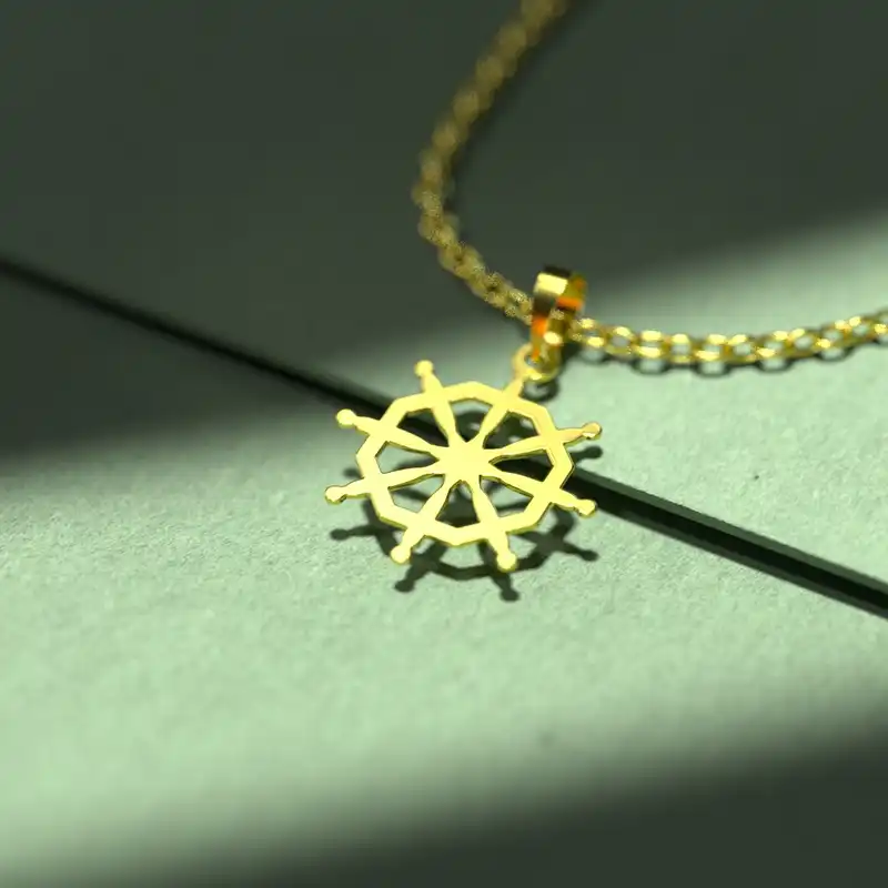 گردنبند طلا 18 عیار زنانه مدوپد مدل سکان کد D3-1-1067