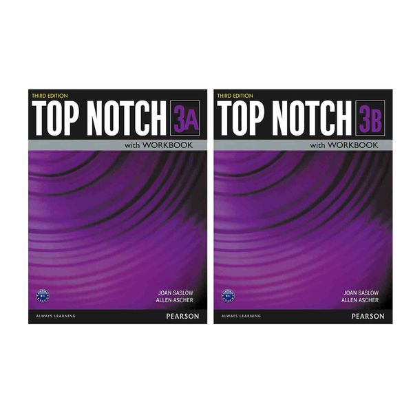 کتاب Top Notch 3 اثر Joan Saslow and Allen Ascher انتشارات هدف نوین 2 جلدی