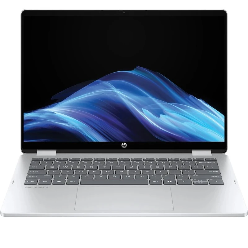 لپ تاپ 14 اینچی اچ‌ پی مدل OmniBook 5 Flip 14-fp0023dx-Core 7 150U-16GB LPDDR5 5200MHz-1TB SSD-IPS-Touch-Backlit - کاستوم شده