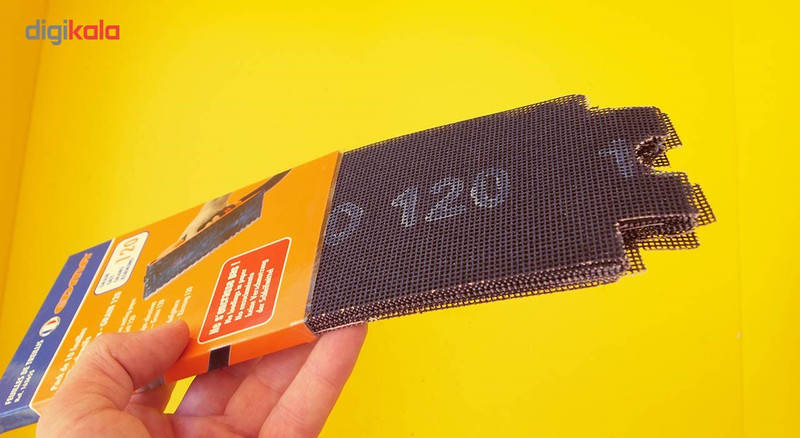 مجموعه 10 عددی سنباده 120 مدل 163655 مخصوص دسته سنباده قفل شونده