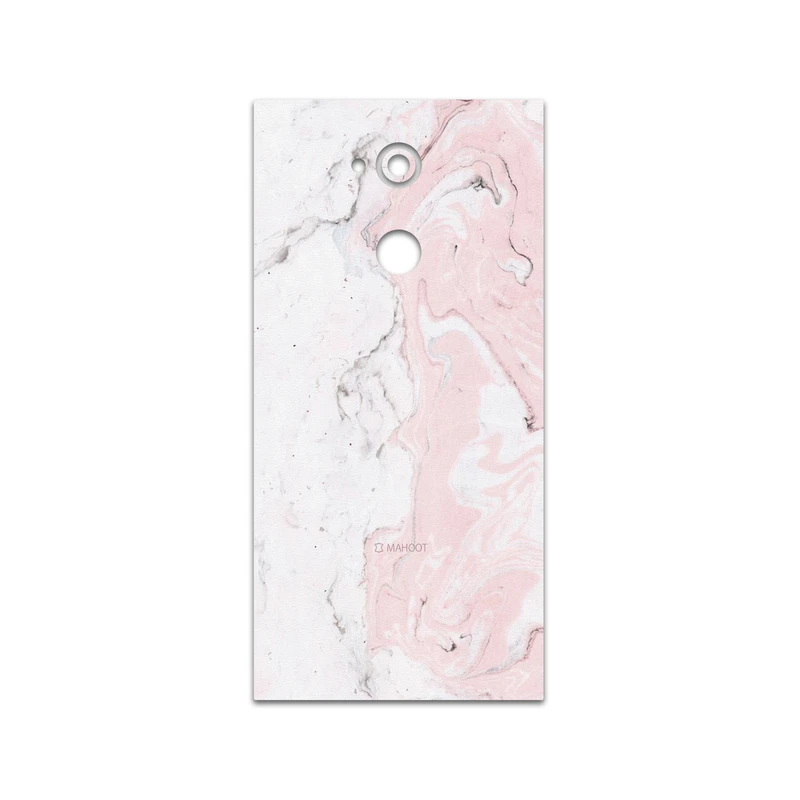 برچسب پوششی ماهوت مدل Blanco-Pink-Marble مناسب برای گوشی موبایل سونی Xperia XA2 Ultra