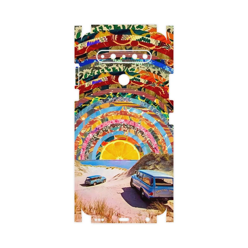 برچسب پوششی ماهوت مدل Collage of Orange Sky-FullSkin مناسب برای گوشی موبایل ال جی K61