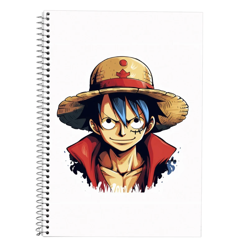 دفتر زبان 50 برگ مدوپد مدل دوخط طرح وان پیس One Piece کد DF11576