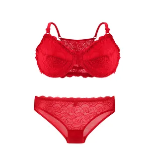 ست شورت و سوتین زنانه تیریتی مدل دانتل جلو بازشو