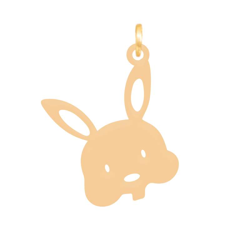 آویز گردنبند طلا 18 عیار زنانه باراد زر مدل خرگوش BZ220