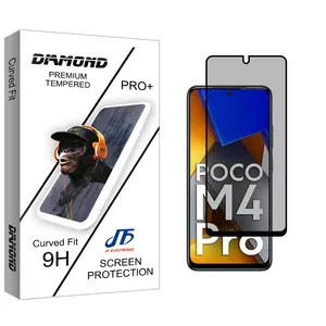 JF Diamond Privacy Screen Protector For Xiaomi Poco M4 Pro 4G