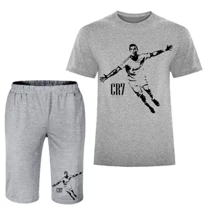 ست تی شرت و شلوارک مردانه مدل رونالدو کد A262