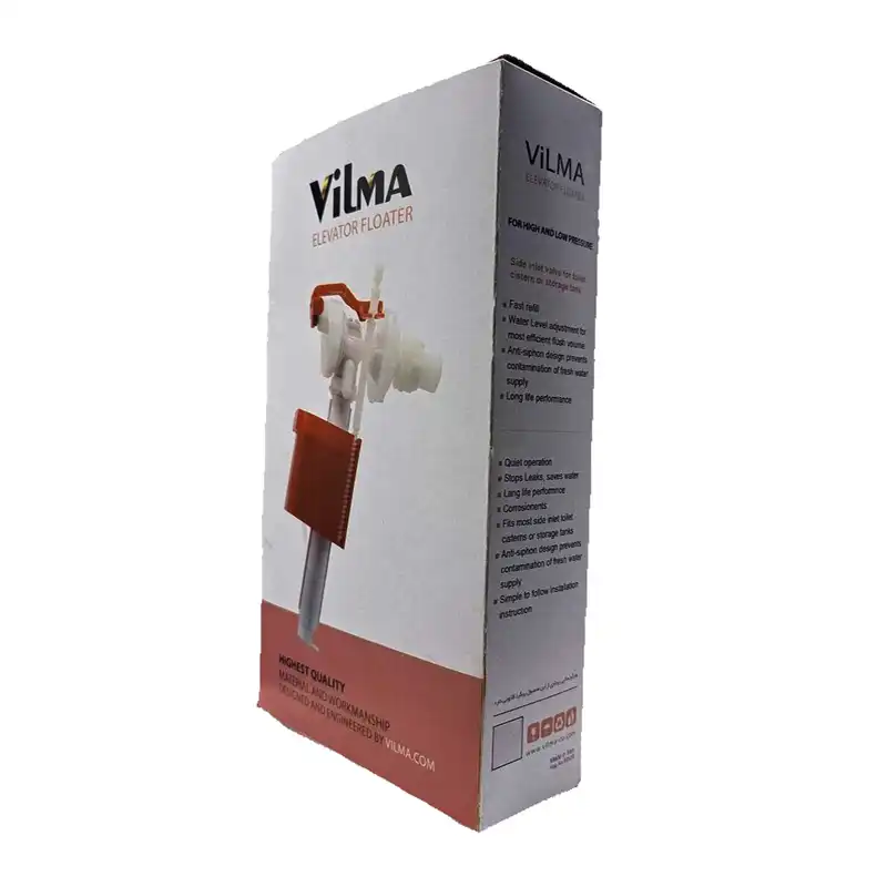 فلاش تانک ویلما مدل فلوتر شناور آسانسوری کد F025