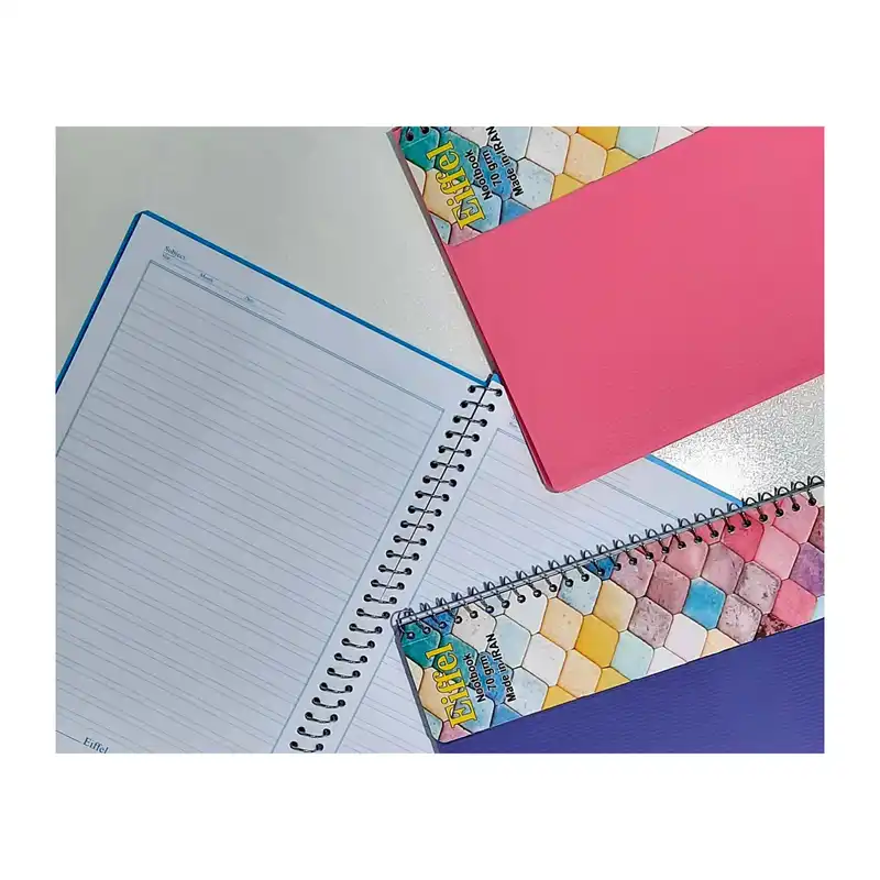 دفتر زبان 50 برگ ایفل مدل راگا کد 100