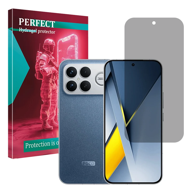 محافظ صفحه نمایش حریم شخصی پرفکت مدل Tough مناسب برای گوشی موبایل شیائومی Poco F8 Ultra 