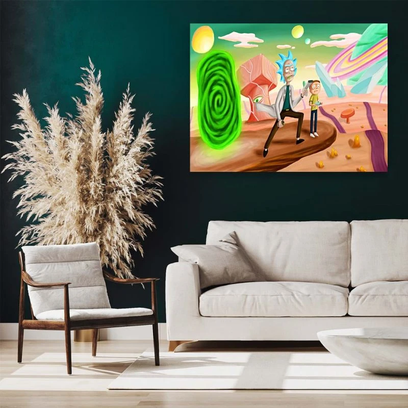 تابلو شاسی آتریسا مدل انیمیشن Rick and Morty