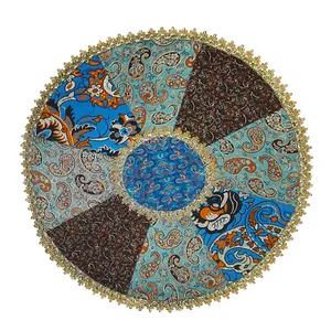 رومیزی ترمه مدل چهل تکه سالار کد F162