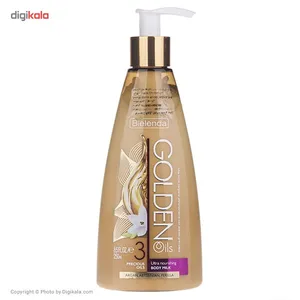 لوسیون بدن بی یلندا سری Golden Oils مدل Ultra Nourishing حجم 250 میلی لیتر
