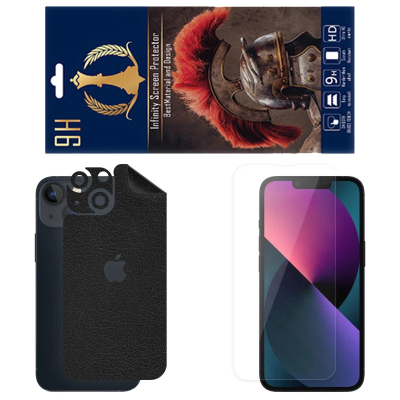 برچسب پوششی اینفینیتی مدل CH مناسب برای گوشی موبایل اپل iPhone 13 Mini به همراه محافظ صفحه نمایش