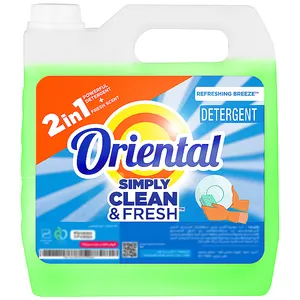 مایع ظرفشویی اورینتال مدل Wash plus وزن 4000 گرم