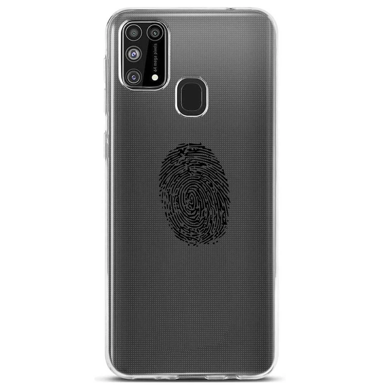 کاور مگافون طرح اثر انگشت مدل C62-B مناسب برای گوشی موبایل سامسونگ Galaxy M31