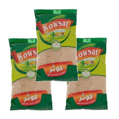 بلغور گندم کوثر - 700 گرم بسته 3 عددی