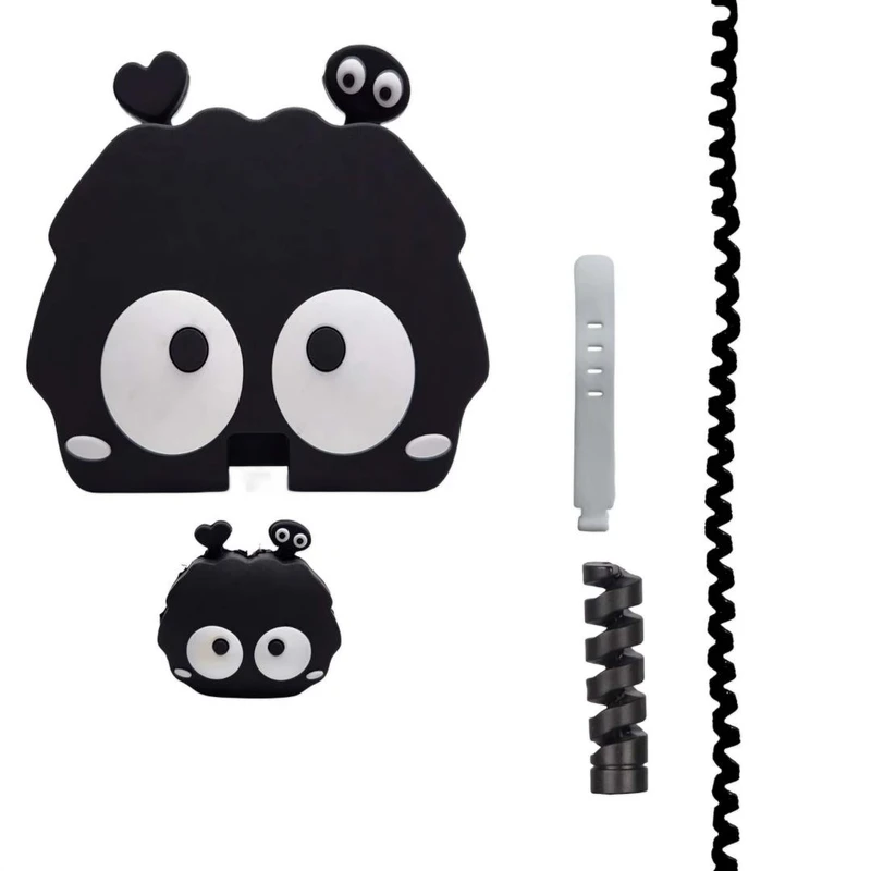 محافظ کابل شارژر دیواری طرح هپل مدل Lop10 مناسب برای شارژر شیائومی 67 وات بسته 5 عددی 