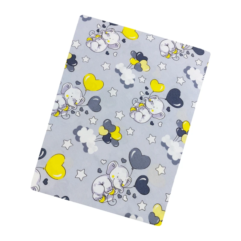 ملحفه مدل روانداز طرح فیل  یک نفره سایز 140×200 سانتی متر