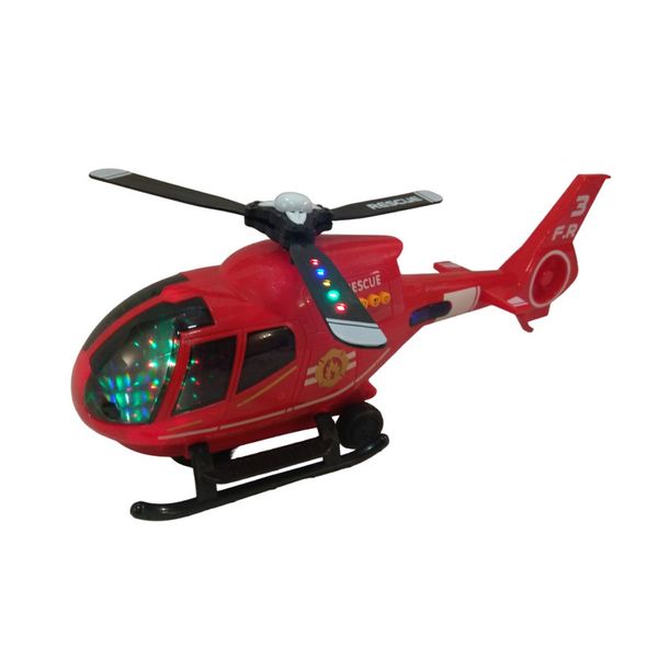 هلیکوپتر بازی کنترلی مدل موزیکال طرح آتش نشانی کد 256
