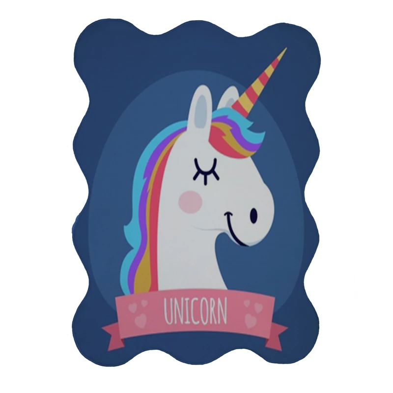 پادری مدل دالبر طرح اسب شاخ دار کد 8268 سایز 80x110 سانتی متر 