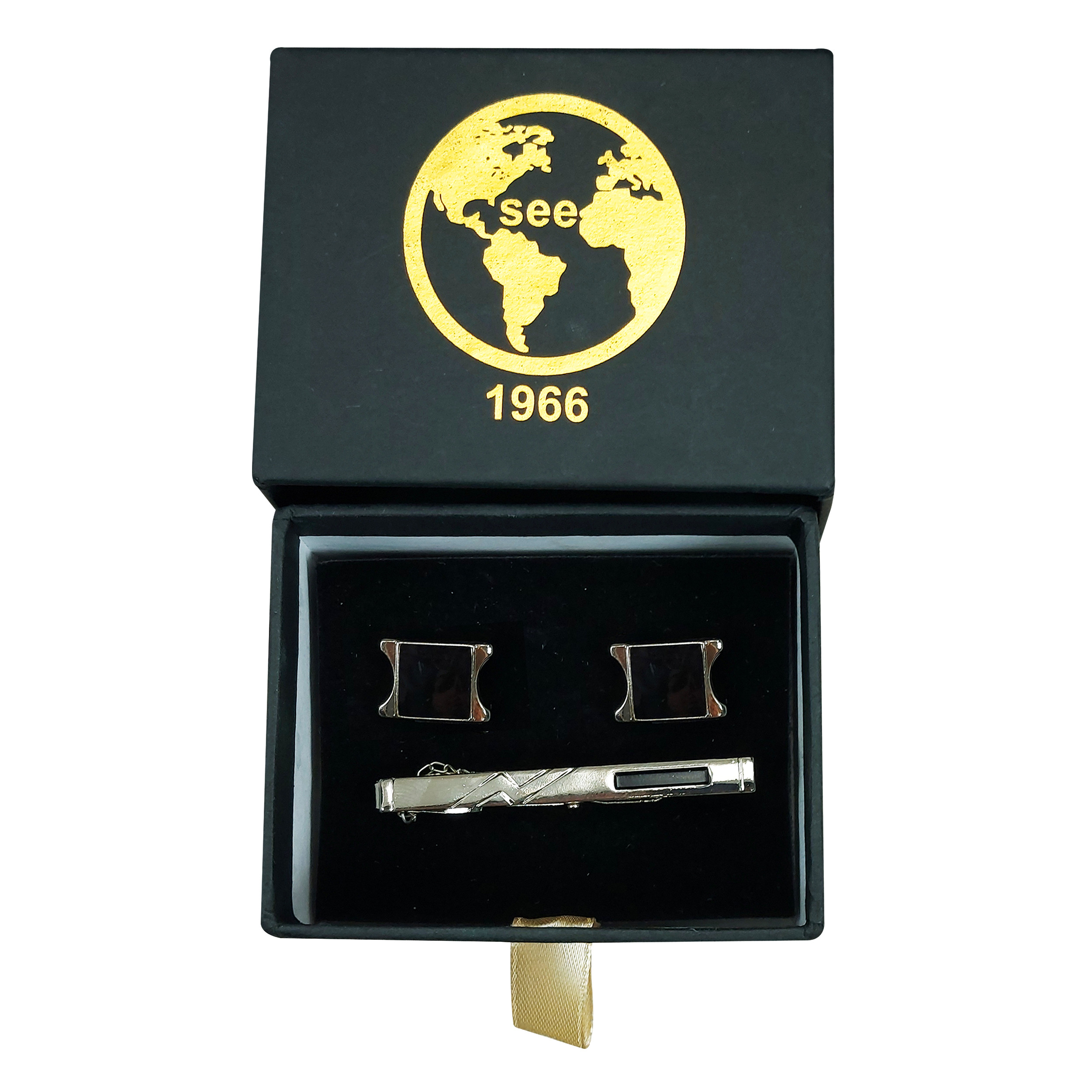 ست دکمه سردست و گیره کراوات مردانه سیی مدل کلاسیک کد 1008.20 ست دکمه سردست و گیره کراوات مردانه سیی مدل کلاسیک کد 1008.20