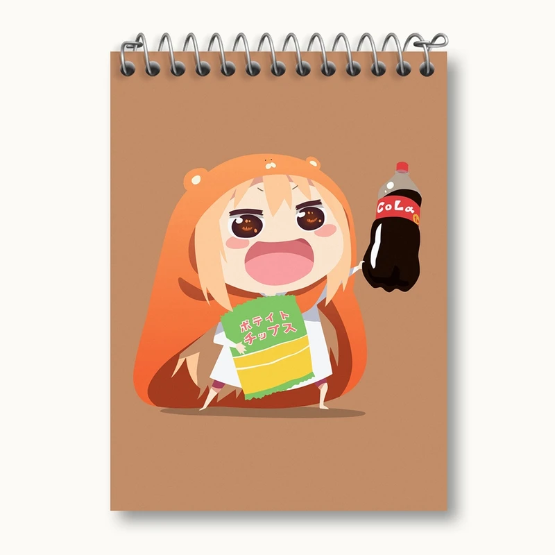 دفتر یادداشت 50 برگ خندالو مدل دوما اومارو انیمه توموداچی گیم Tomodachi Game کد 18468