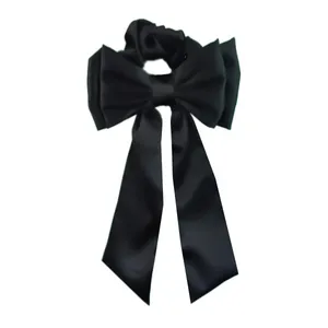 کش مو زنانه مدل ساتن پاپیون دوبل کد 923