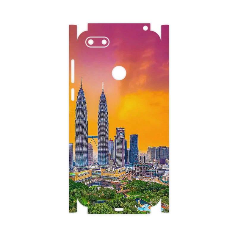 برچسب پوششی ماهوت مدل City of Kuala Lumpur-FullSkin مناسب برای گوشی موبایل موتورولا Moto E6 Play