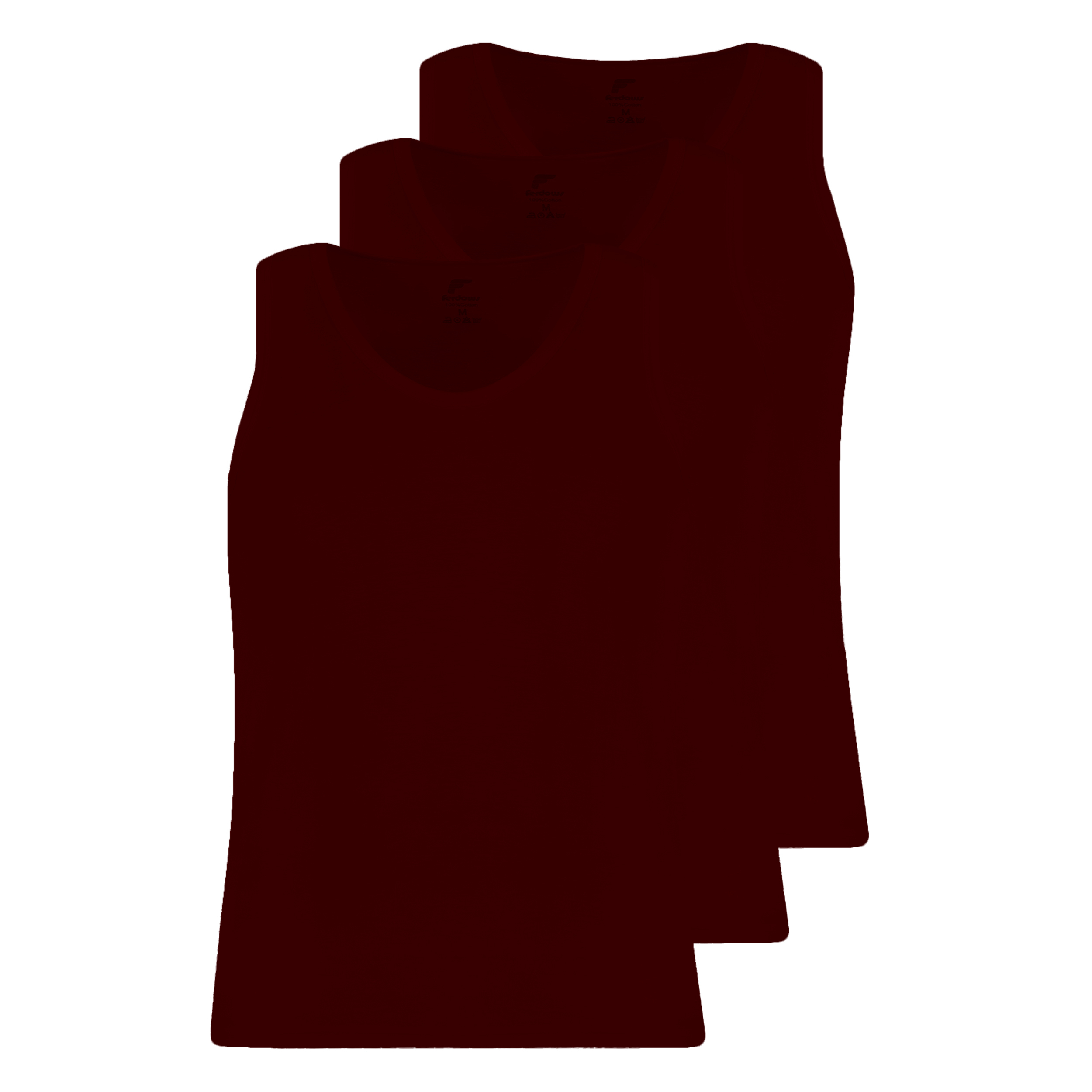 زیرپوش بدون آستین مردانه فردوس مدل TTR3  بسته 3 عددی