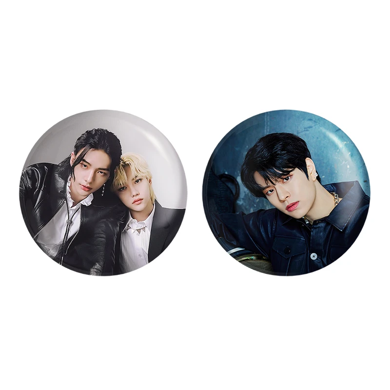 مگنت خندالو طرح سونگمین و هیونجین و فلیکس گروه استری کیدز Stray Kids کد 1186811872 مجموعه 2 عددی