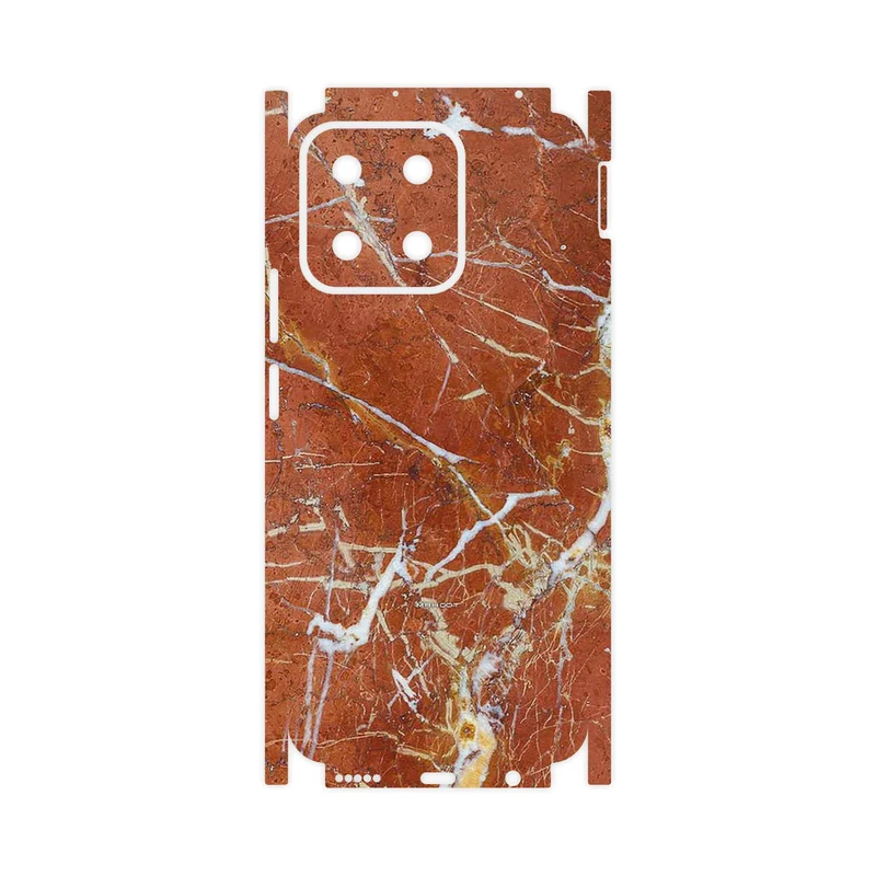 برچسب پوششی ماهوت مدل Red Marble-FullSkin مناسب برای گوشی موبایل آنر X7c