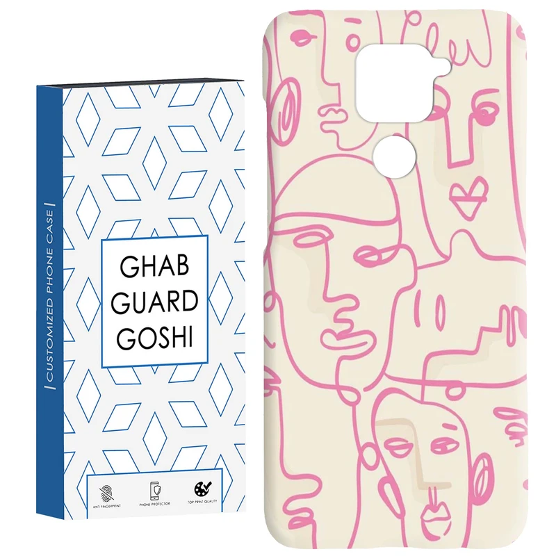 کاور قاب گارد گوشی طرح چهره کد Dimo-338 مناسب برای گوشی موبایل شیائومی Redmi Note 9 