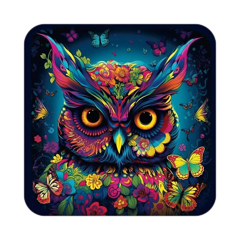 زیر لیوانی کاکتی طرح حیوانات رنگی مدل mp25929