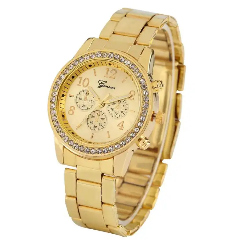 ساعت مچی عقربه ای زنانه مدل دورنگین 01