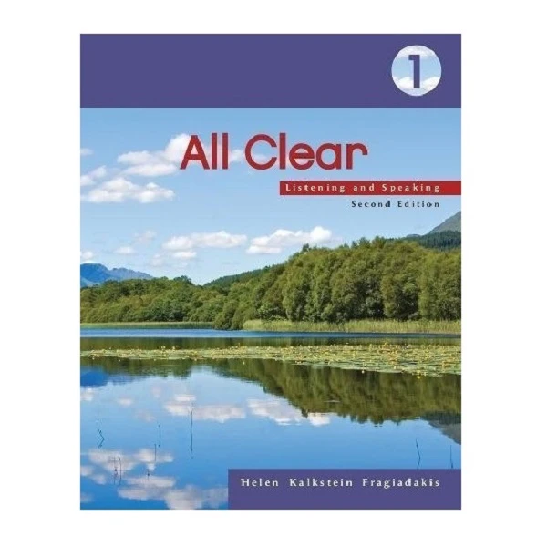 کتاب 1 All Clear Listening and Speaking اثر Helen Kalkstein نشر Thomson Heinle
