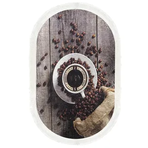 پادری طرح بیضی کد p45 سایز 50×80 سانتی متر