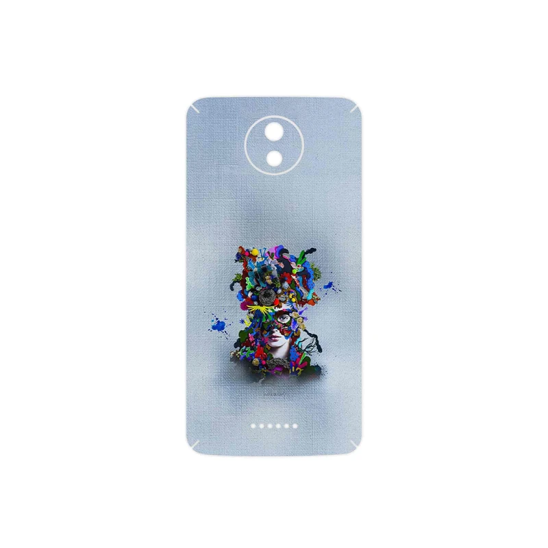 برچسب پوششی ماهوت مدل Collage of surreal Portrait of Women 4 مناسب برای گوشی موبایل موتورولا Moto C Plus